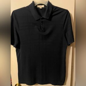 Burberry London Signature Black Men’s Polo Shirt